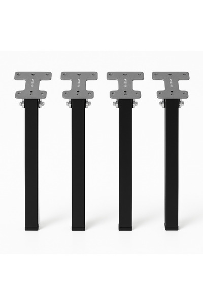 MOPPO Katlanabilir Yer Sofrası, Kamp Masası Ayağı 50 Cm (4 ADET, VİDALAR DAHİL)