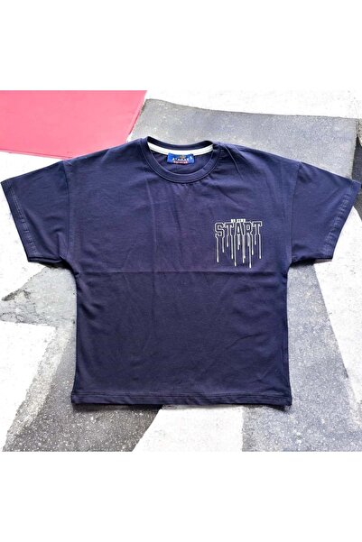 atabay BACK BE KIND STAR PRINTED 36/1 ΑΝΔΡΙΚΟ ΜΠΛΟΥΖΑ ΣΟΥΠΡΕΜ ΣΚΟΥΡΟ ΜΠΛΕ