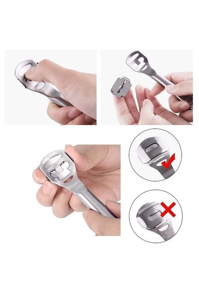 Transformacion Ayak Taban Nasır Raspa Seti Solingen Profesyonel