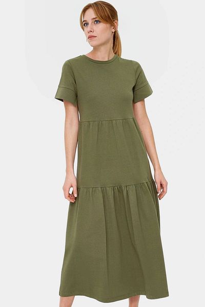 PayBuy Women's Crew Neck Knitted Maxi Dress Comfortable Summer Casual Style Use Modern