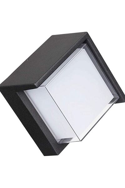 SUNPA Outdoor Wall Lights, Square 3200K Porch Lights Outdoor Wall,12W Low Profile Home