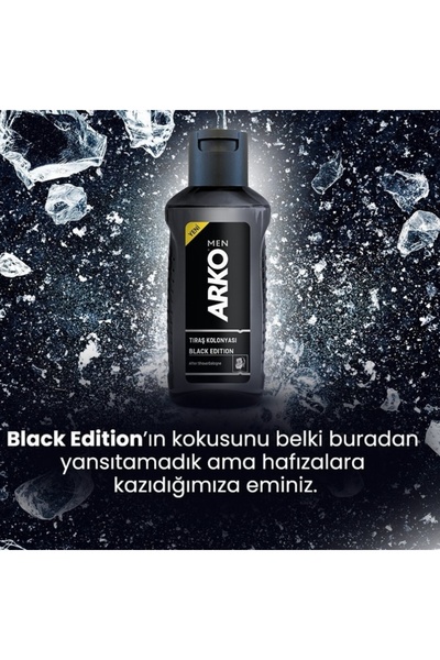 ARKO Men Tıraş Sonrası Kolonya Black 255 Ml