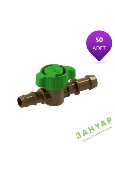 Bahyap Drip Irrigation Frog Gasket Outlet Mini Valve 16x16 (50 Pieces)