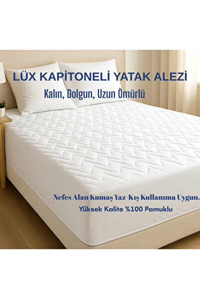 Göztepe tekstil Lüx Emsalsiz Kalitede Kapitoneli Yatak Alezi