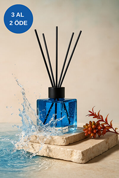 DeParfum Okyanus Ferahlatıcı Koku Aromalı Dekoratif 120 Ml Bambu Çubuklu Oda ...