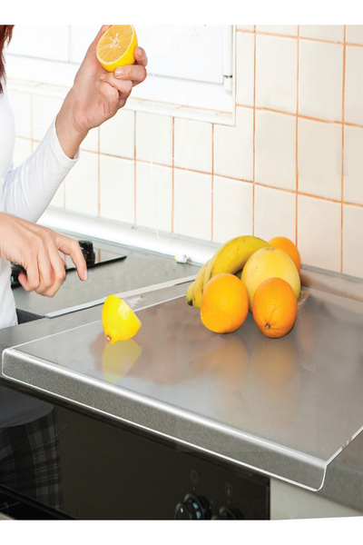 SMARTPOINTS Acrylic Cutting Boards for Kitchen Counter, Clear Cutting Board f...