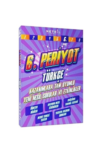 Netbil Yayınları 6. Sınıf Türkçe Soru Bankası Periyot Netbil (kitapdükkanım'a...
