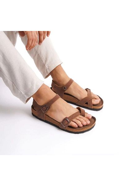 W MAX WM Casual Slippers - Ορθοπεδικές Παντόφλες Σόλας Πόρπη με διπλή ζώνη Καθημερινές άνετες παντόφλες για το σπίτι και έξω