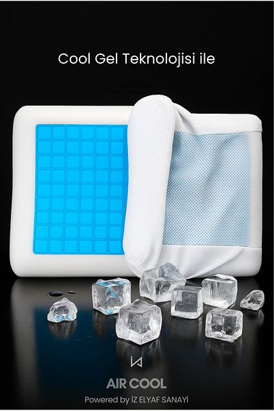 İzgi Concept Air Cool Cool Effect Cooling Gel Pillow |   Visco Memory Sponge |   Cool Gel Technology |   Orthopedic