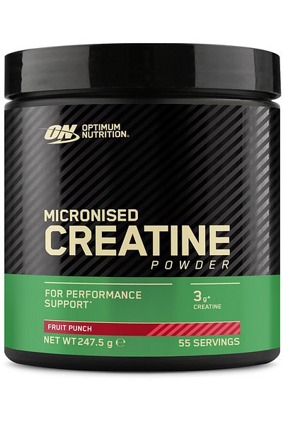 Optimum Nutrition Creatine Monohydrate Micronised (247.5g) Fruit Punch