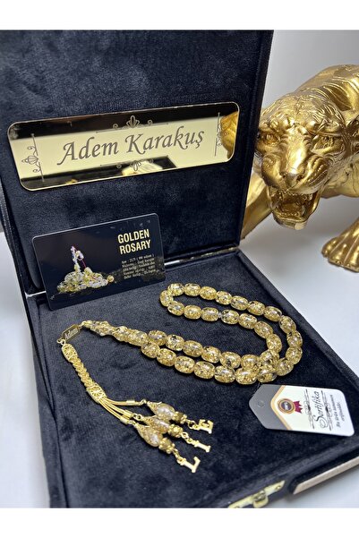 Tesbih-i Hazır Tesbihçilik 24k Altın Parçacıklı Tesbih Kişiye Özel Isimli Ve ...