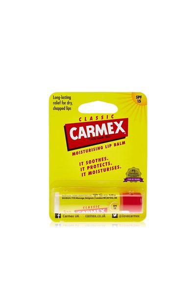 Carmex Classic Moisturising Lip Balm SPF 15 Stick 4.25g