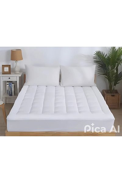 aram Royal Cloud Mattress Topper for a sleep among the clouds, made of microfiber material, 14 cm high, size 200*200 cm