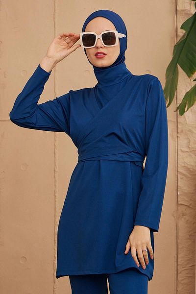 Starinci Mayo Μαγιό Indigo Butterfly Model Διπλό Πλήρως Καλυμμένο