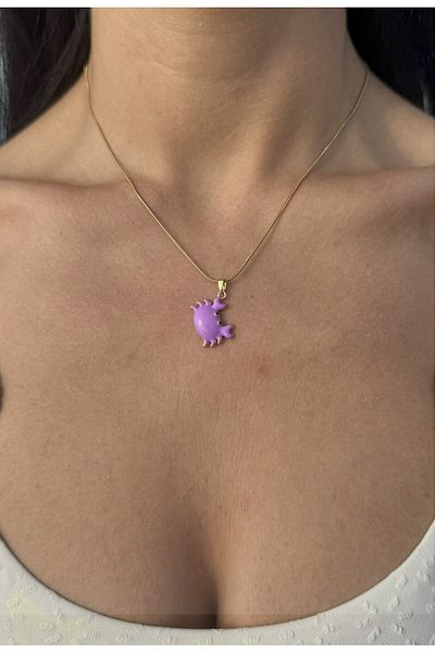 Atelier Licia Crab Charm Steel Necklace – Allergy-Free, Anti-Tarnish Summer Model
