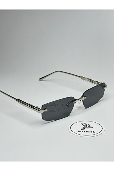 MONAL JACARTYY VERSION4 نظارات شمسية بدون إطار مستطيلة 57 Ekartman
