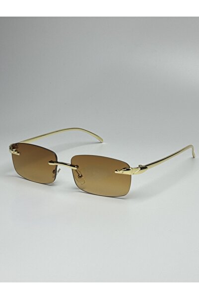 MONAL JACARTY GOLD SAP COFFEE SUNGLASSES إطار مستطيل 55 Ekartman