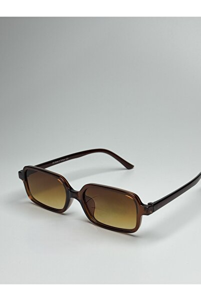 MONAL Miuw Brown Sunglasses Rectangular Model Organic Glass 49 Ekartman