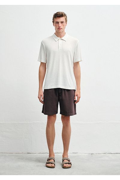 Mavi Εκρου Πόλο Τ-Shirt Κανονική Λειτουργία / Κανονική Κοπής 0612942-70058