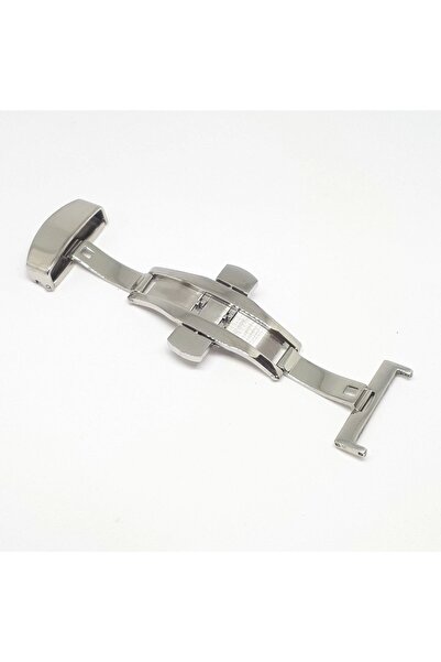 atasaat Saat Deri Kordon Klipsi Kelebek Kilit Çelik - Toka Ölçü 22mm