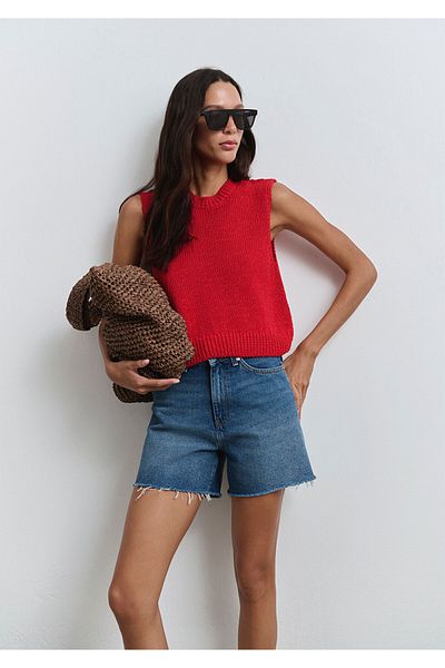 Mavi Pantaloni scurți Millie 90s albastru închis 1458989751
