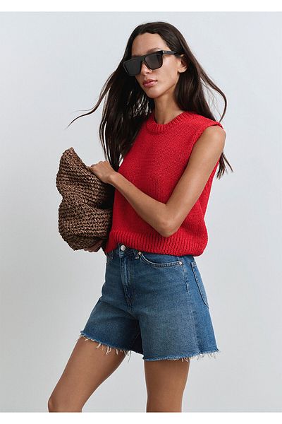 Mavi Pantaloni scurți Millie 90s albastru închis 1458989751