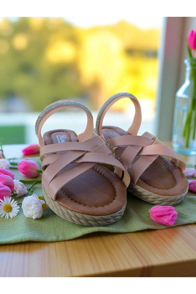 özgün adım Powder Women's Zenne 2025 Fashion Stone Sandals