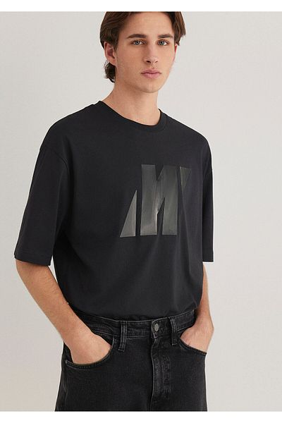 Mavi Μαύρο T-Shirt Pro Logo Χαλαρή Εφαρμογή / Χαλαρή Εφαρμογή 0612752 -71379