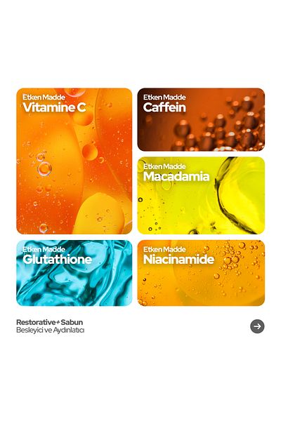 Glisseo Restorative Caffeine & Glutathione Added Nourishing & Brightening Effect Repairing Face Care Soap 100g
