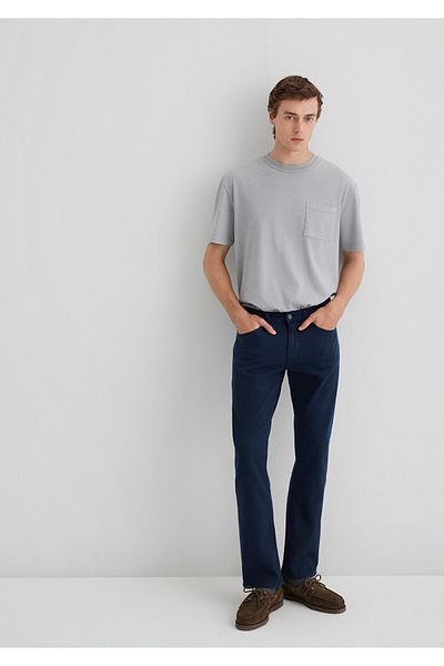 Mavi Martin Dark Navy Blue Comfort Gabardine Trousers 0037889451