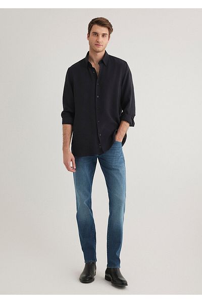 Mavi Black Modal Shirt Regular Fit / Regular Fit 0211386 -900