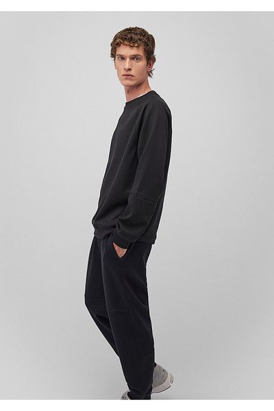 Mavi Crew Neck Black Basic Sweatshirt 0S10295-900