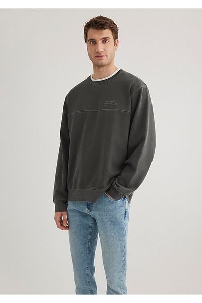 Mavi Crew Neck Anthracite Sweatshirt 0S10337-70092