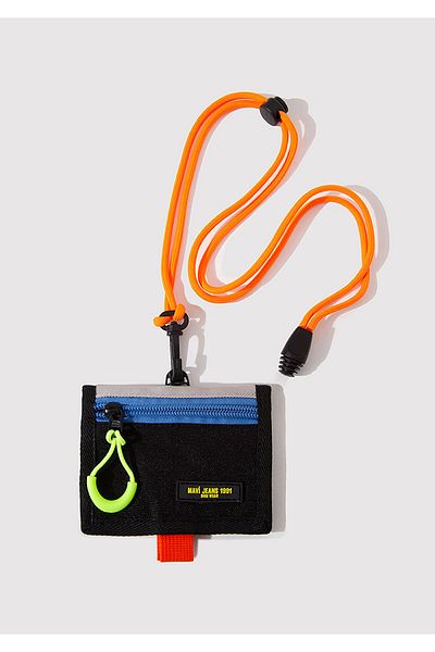 Mavi Black Wallet with Graphic Detail 0911625-900
