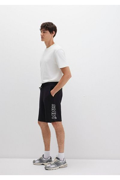 Mavi Black Printed Shorts -0410225-900