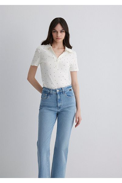 Mavi Tricou polo alb - Potrivire pe corp 1611398 -70057