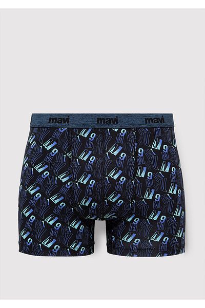 Mavi M9 Printed Navy Blue Boxer - 0911632 -900 Μοντέλο