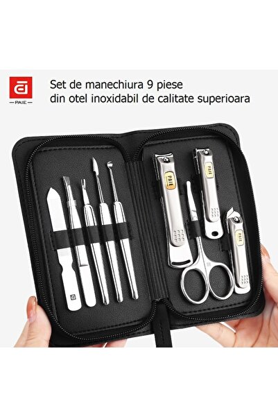 ESensio Manicure pedicure set PAIE 9 pieces