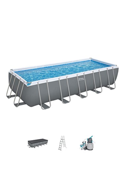 BESTWAY ® 5612B Steel Pro MAX™ Yerüstü Prefabrik Havuz Seti 6,40 m x 2,74 m x...