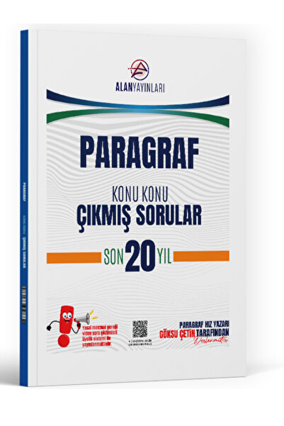 Alan Yayınları TYT MSÜ Konu Konu Paragraf Çıkmış Sorular Son 20 Yıl Alan Yayınları