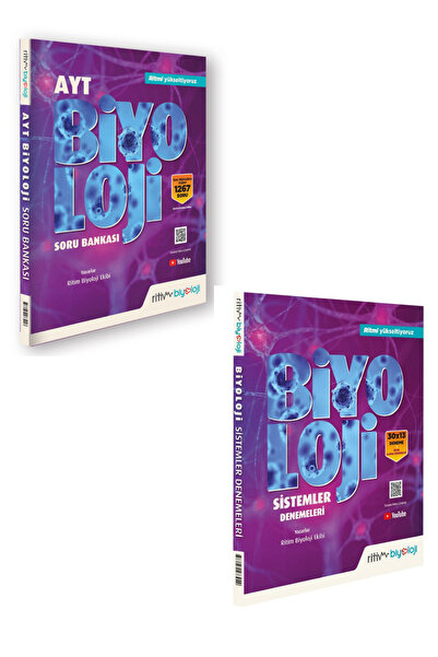 Ritim Plus Yayınları Ritim Biyoloji Ayt Biyoloji Sistemler 30x13 Branş Deneme...