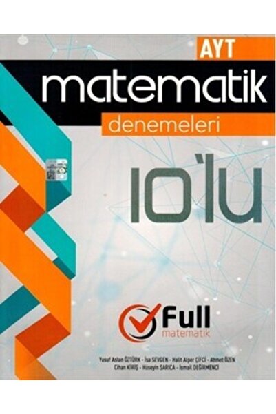 Full Matematik Yayınları Full Matematik Ayt Matematik 10 Lu Denemeleri 2024-2025