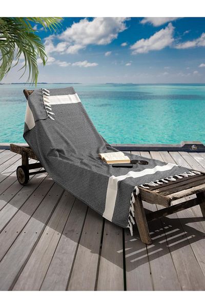 Karna Home Πετσέτα θαλάσσης Ege Esinti Peshtemal 90x170 cm με απαλή υφή, γρήγορο στέγνωμα, ανώτερης ποιότητας
