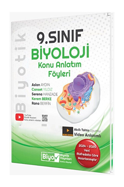Biyotik Yayınları 9. Sınıf Biyoloji Konu Anlatım Föyleri 2026