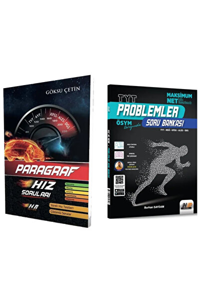 Hız ve Renk Yayınları TYT Problemler Soru Bankası ve TYT AYT KPSS ALES DGS Pa...