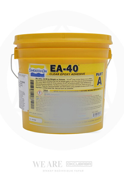 okcubaba 80021 El Yapımı Yaylar İçin Epoksi Reçine SMOOTH-ON Epoxy Ea40 Reçine Part A