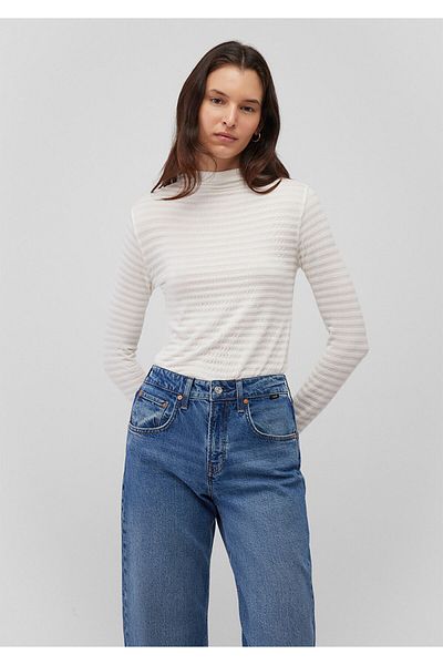 Mavi Tricou alb texturat Slim Fit / Slim Fit 1612026 -70057