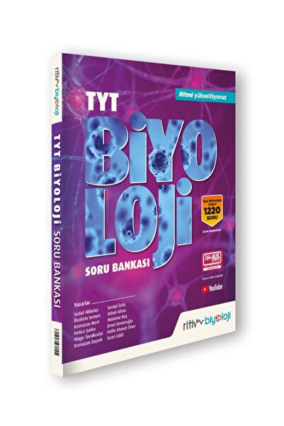Genel Markalar Ritim Biyoloji TYT Biyoloji Tamamı Video Çözümlü Soru Bankası