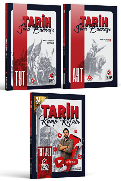 Bilgi Sarmal Yayınları Bilgi Arşivi TYT AYT Tarih Soru Bankası ve 24 Günde Ka...