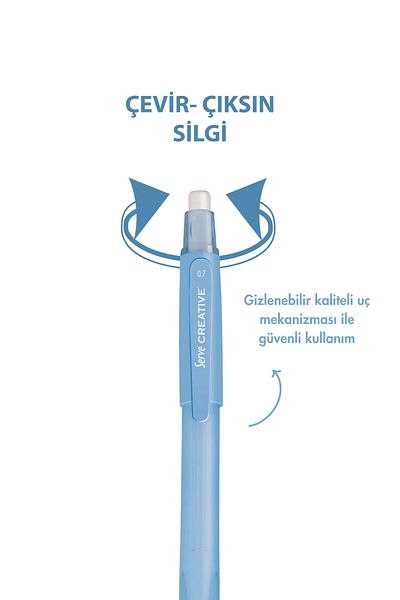 Serve Creative Versatil Nib Pen - Pastel Colors